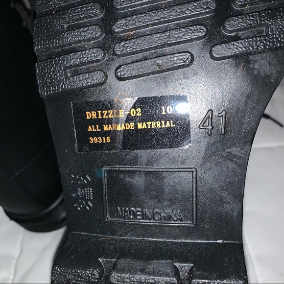 🖤Black Combat Rain Boots🖤 - Picture 5 of 5